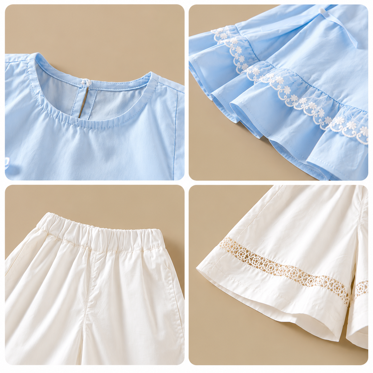 Conjunto Infantil de Verano para Niña