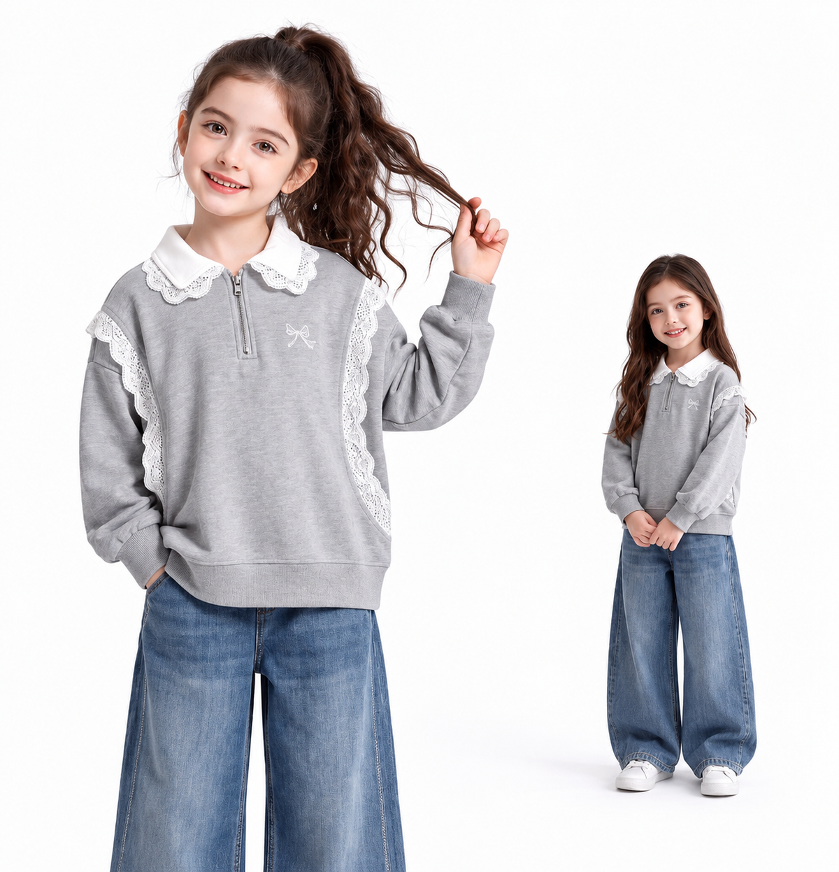 Sudadera Infantil de Algodón con Estilo Casual
