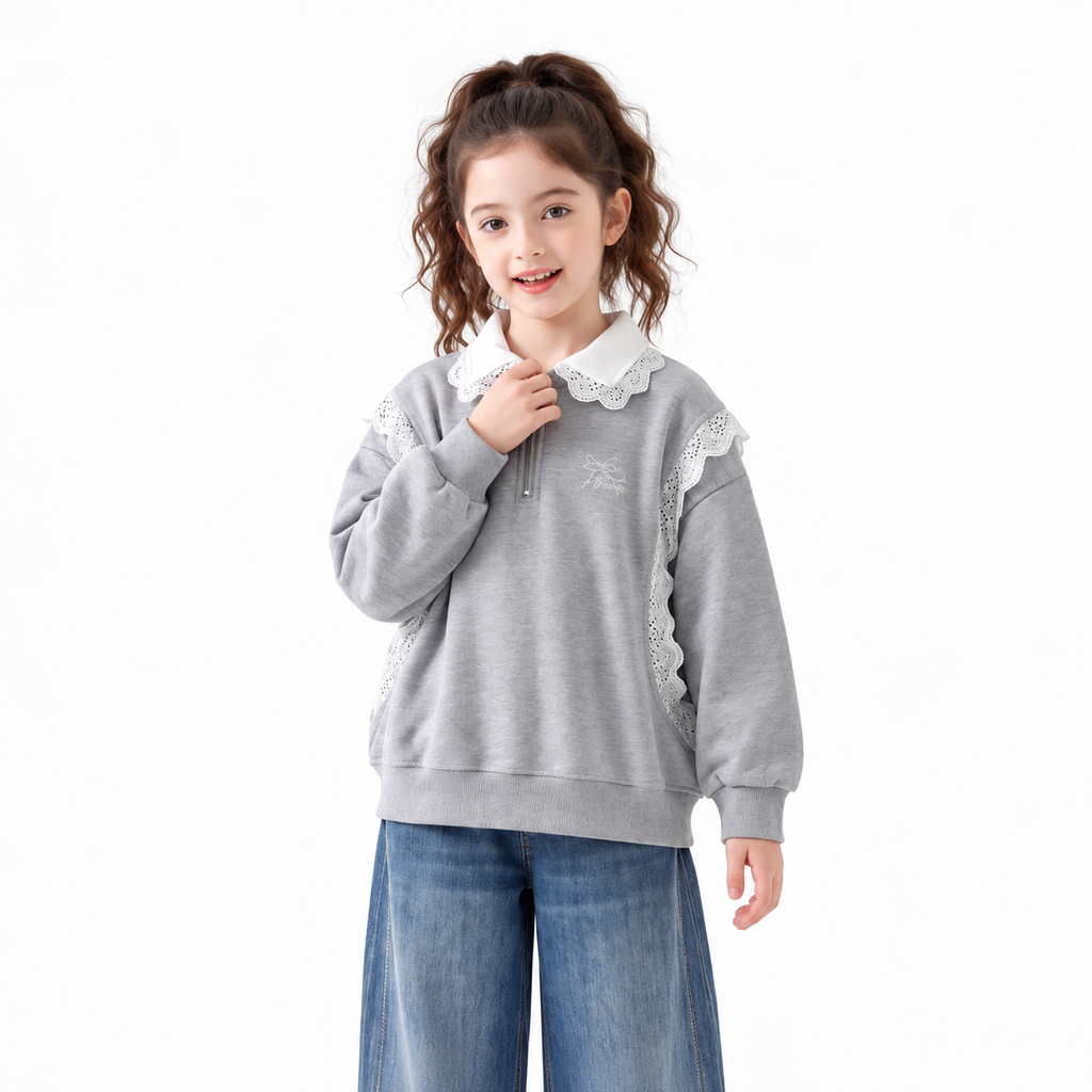 Sudadera Infantil de Algodón con Estilo Casual